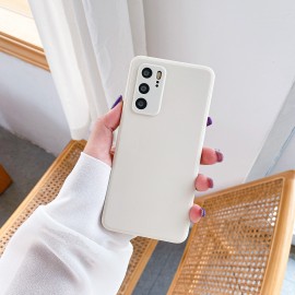 For OPPO Reno5/6 FindX2/X3Pro A93S R15/R17 Rubik's cube straight edge Soft TPU Phone Case Cover