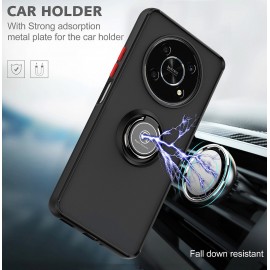 For Huawei Honor X 7 X8 X9 Magic4 X30i Honor Play 30 Plus With Car Magnetic Attraction Ring Holder Phone Protection Case