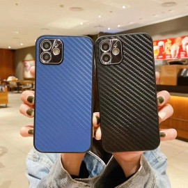 Carbon fiber phone case for Samsung S22U all-inclusive metal lens ultra-thin phone case Note20P anti-drop protection Cover