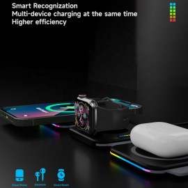 Magnetic wireless phone charger stand wireless portable charger hot 10w qi wireless charger for phone