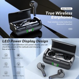 K28 Tws Super Sound Bass LED Display Mini Headset Touch Control True Stereo HIFI Wireless Earbuds Earphone Headphone