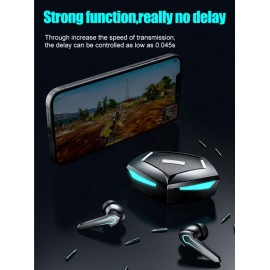 Hot sale 45ms low delay PT30 tws 5.0 stereo sound game wireless earbuds earphone microphone