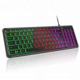 Classic Gaming Keyboard Custom USB Wired Keyboards 96 Keys Backlit Keyboard