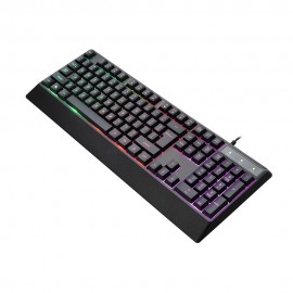 Popular RGB Keyboard Gamer Keyboard Black USB Wired Custom Keyboard