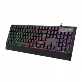 Popular RGB Keyboard Gamer Keyboard Black USB Wired Custom Keyboard