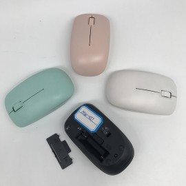 2.4G Wireless 3D  Optical Customized Color Mouse Cheap OEM Customized Ergonomic Business  Portable Laptop Mouse MW-051