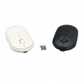 Ultra Slim Private Mould rechargeable Computer Mouse 5D dual-mode 2.4G wireless & BT 5.1 PC peripheral Flat business mouse