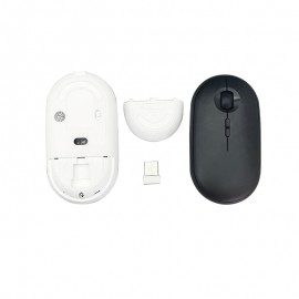 Ultra Slim Private Mould rechargeable Computer Mouse 5D dual-mode 2.4G wireless & BT 5.1 PC peripheral Flat business mouse